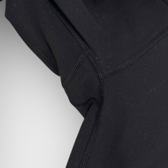 Lululemon Womens High Rise Black Ankle Length Leggings 26 Inseam Size 4 Logo - Picture 5 of 8